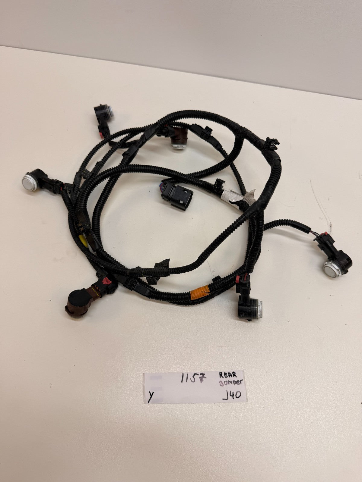 2020-2024 Tesla Model Y Rear Bumper Parking Sensor Harness Black 1489046-00-C