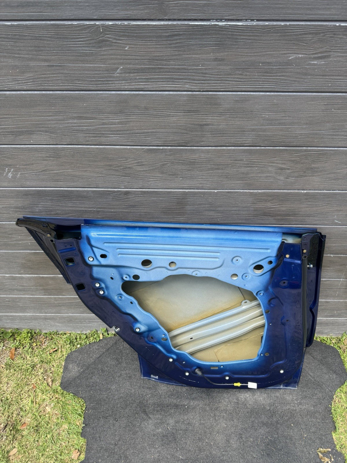20-26 Tesla Model Y MY Rear Driver Side Door Shell Panel Left LH OEM Blue