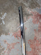 ♦️12-20 TESLA MODEL S REAR LEFT SIDE DOOR CHROME BELT MOLDING OEM, 1038395-80-A