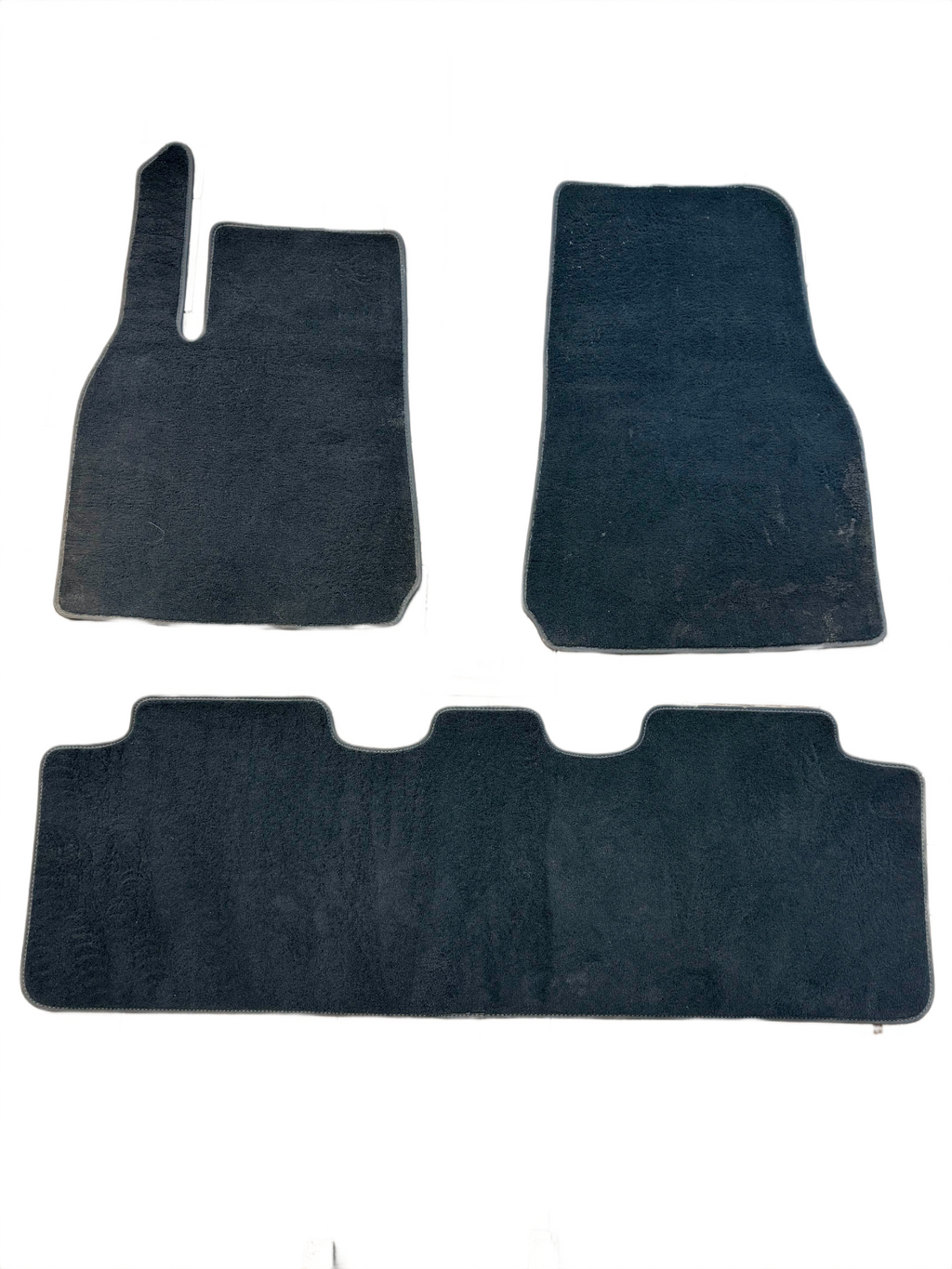 2020-2024 Tesla Model 3 Y Nylon Car Floor Mats Front Rear Carpets Black 3PC