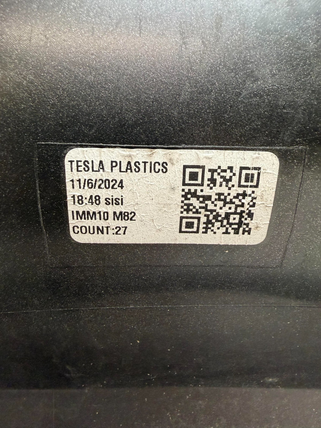 2021 - 2024 TESLA MODEL X FRONT BUMPER COVER PANEL OEM 1588187-00-C