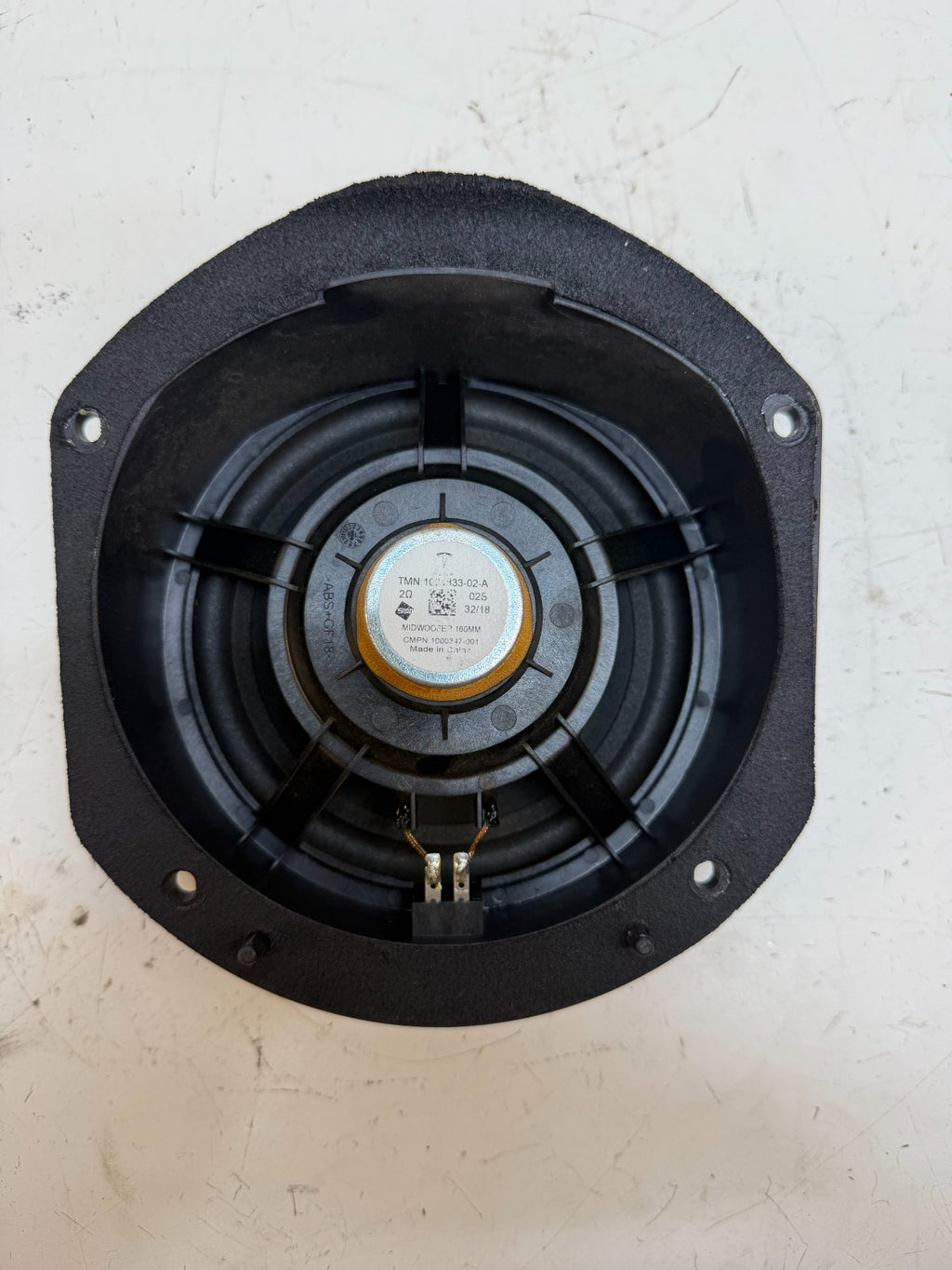 12-20 Tesla Model S Rear Left Driver Side Mid Woofer Audio Speaker 1004833-02-A
