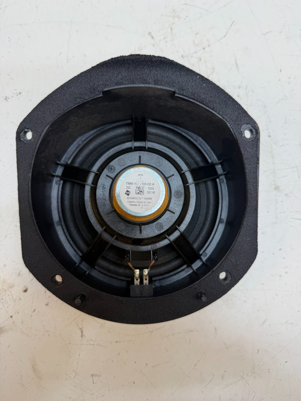 12-20 Tesla Model S Rear Left Driver Side Mid Woofer Audio Speaker 1004833-02-A