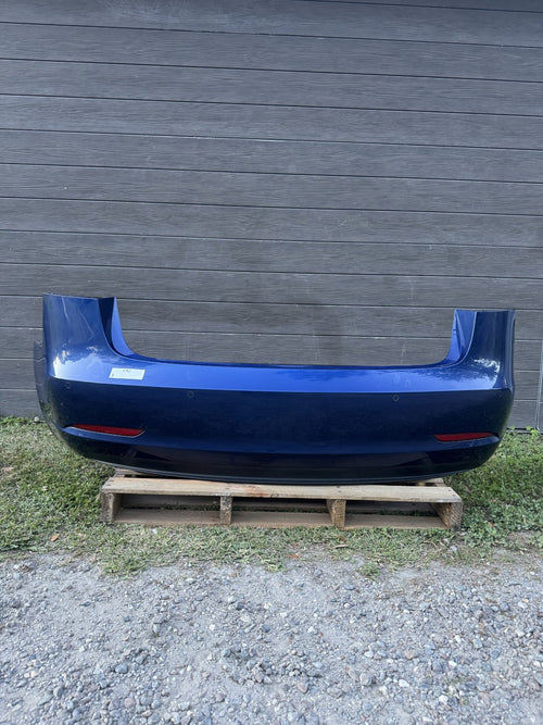 2017 - 2024 TESLA MODEL 3 Y REAR BUMPER COVER BLUE ASSEMBLY OEM
