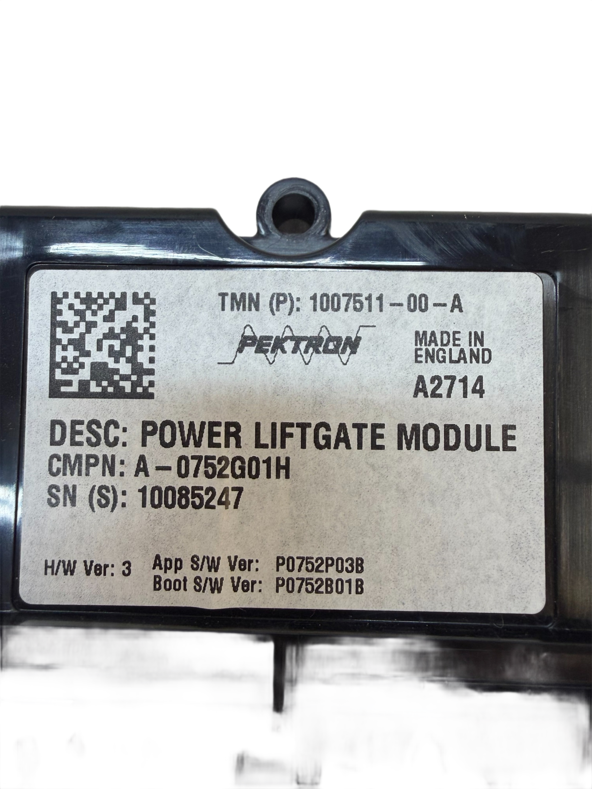 2012-2020 Tesla Model S Power Liftgate Control Module 1007511-00-A