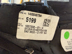 2012-2020 TESLA MODEL S REAR LOWER BOTTOM SEAT CUSHION BLACK OEM 1037338-01-A