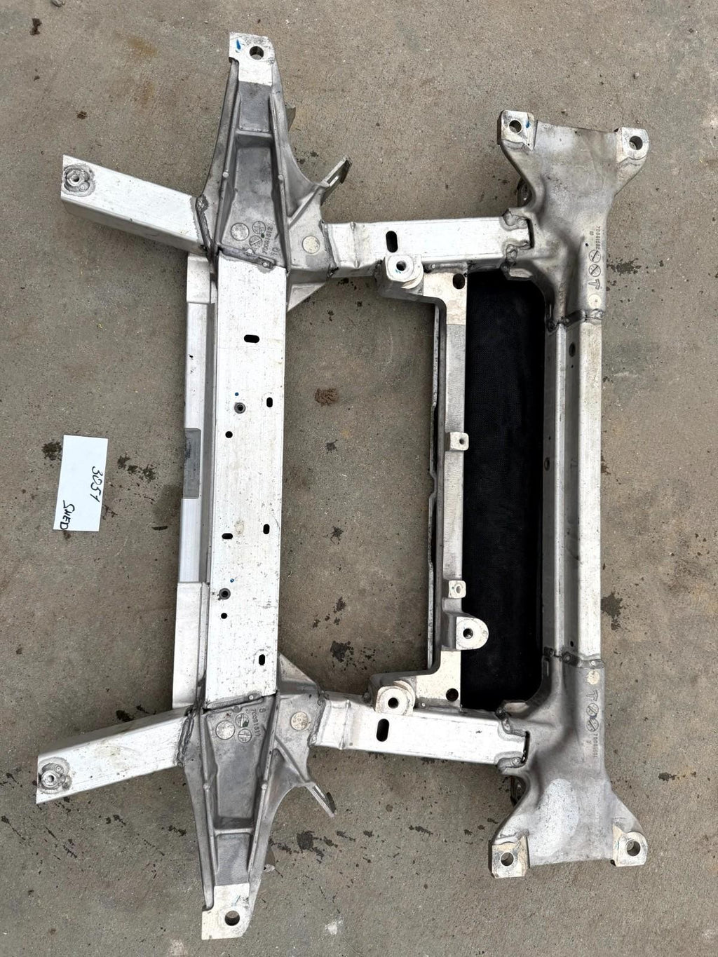 16-20 Tesla Model X Front Suspension Subframe Crossmember ASSY OEM, 1027516-00-E