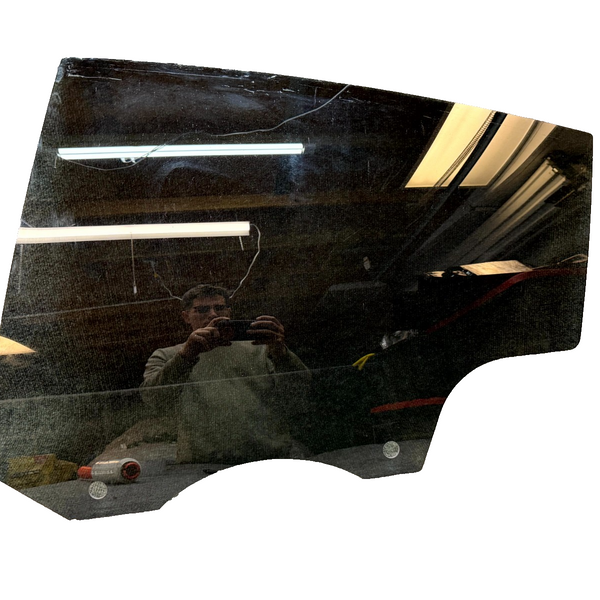 2020 - 2024 TESLA MODEL Y REAR LEFT SIDE DOOR WINDOW GLASS OEM, 43R-014553