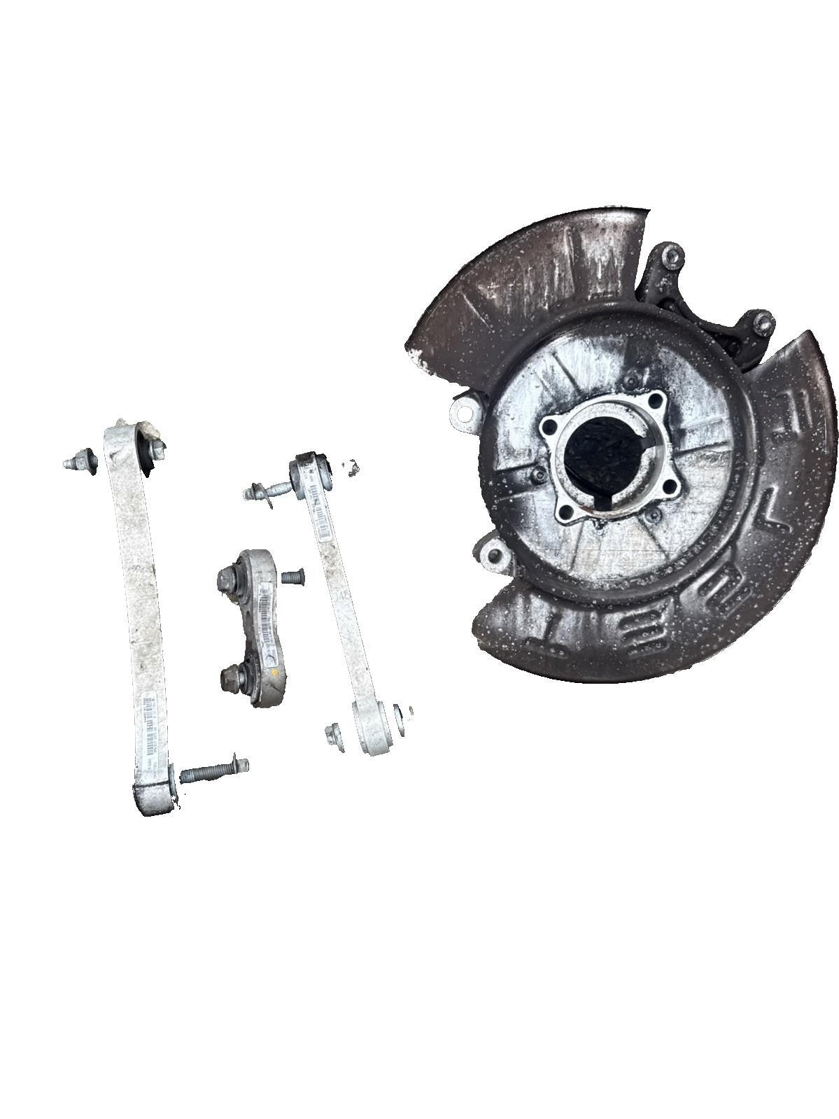 12-21 TESLA MODEL S REAR LEFT KNUCKLE W/CONTROL ARM SUSPENSION OEM, 1620416-00-H