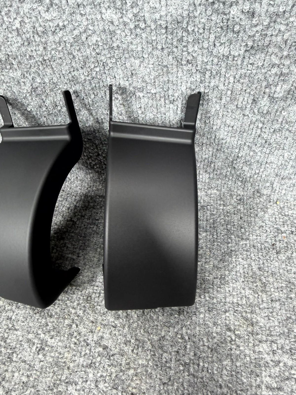 16-20 Tesla Model X Rear Right & Left Side Door Hinge Cover Trim OEM, 104707400G