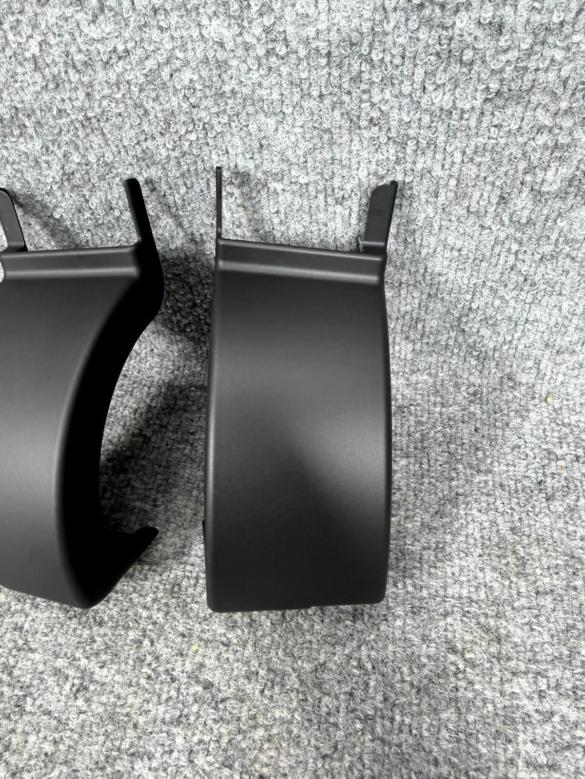 16-20 Tesla Model X Rear Right & Left Side Door Hinge Cover Trim OEM, 104707400G