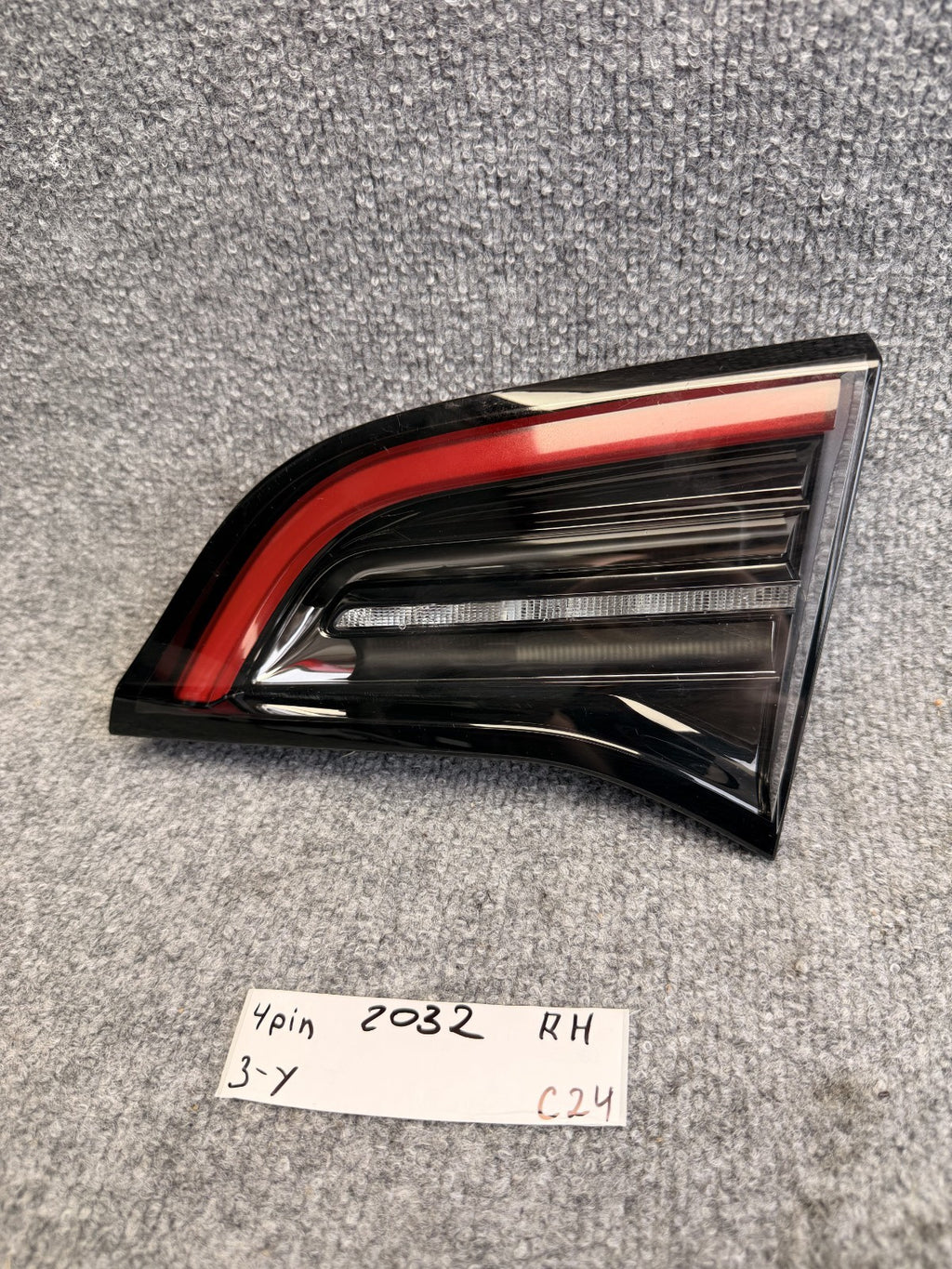 2017-2024 TESLA MODEL 3 Y REAR RIGHT SIDE INNER TRUNK TAIL LIGHT OEM, 150208900B