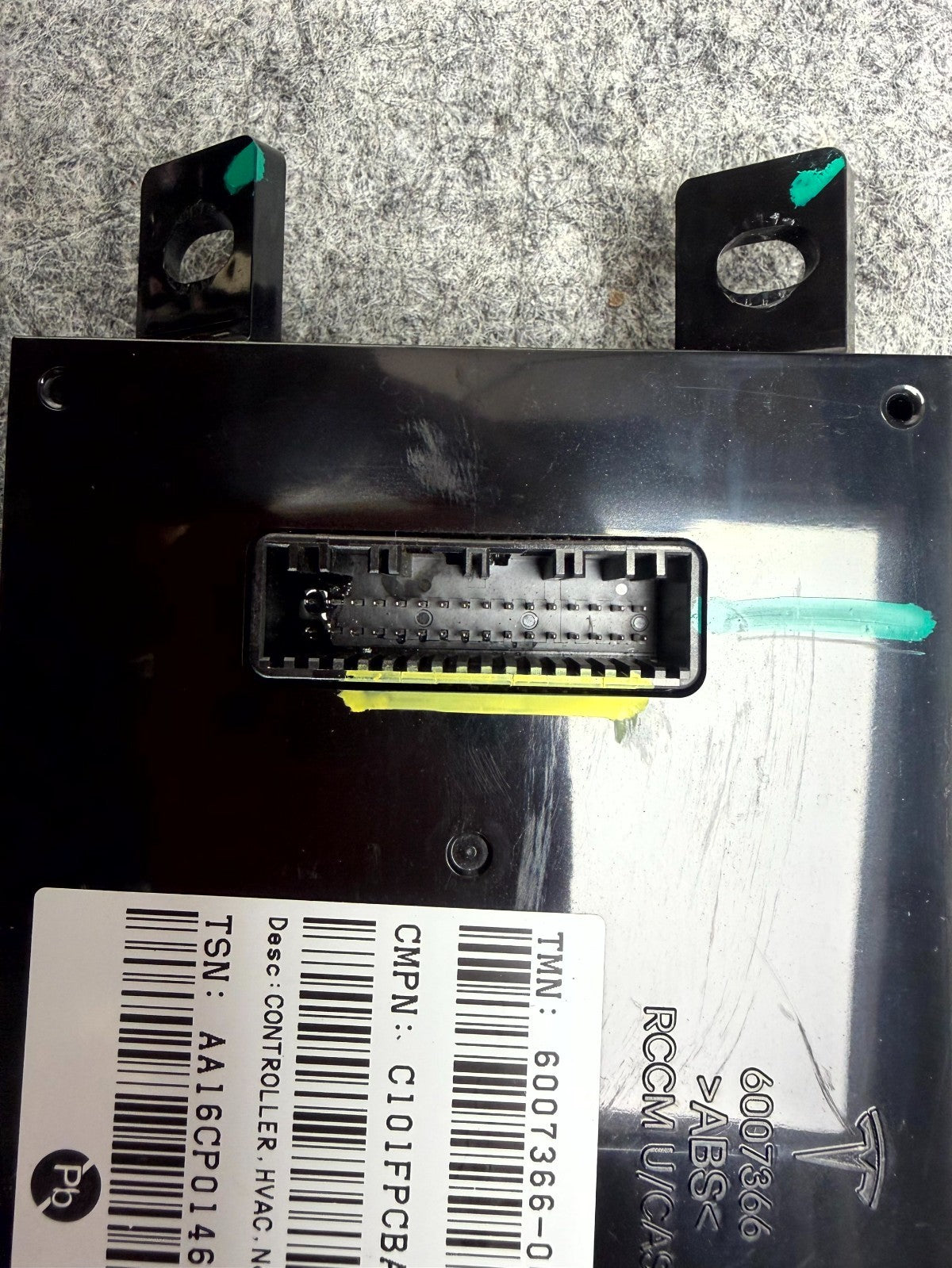 ♦️12 - 20 TESLA MODEL S AC HEATER CLIMATE CONTROL MODULE UNIT OEM, 6007366-00-C