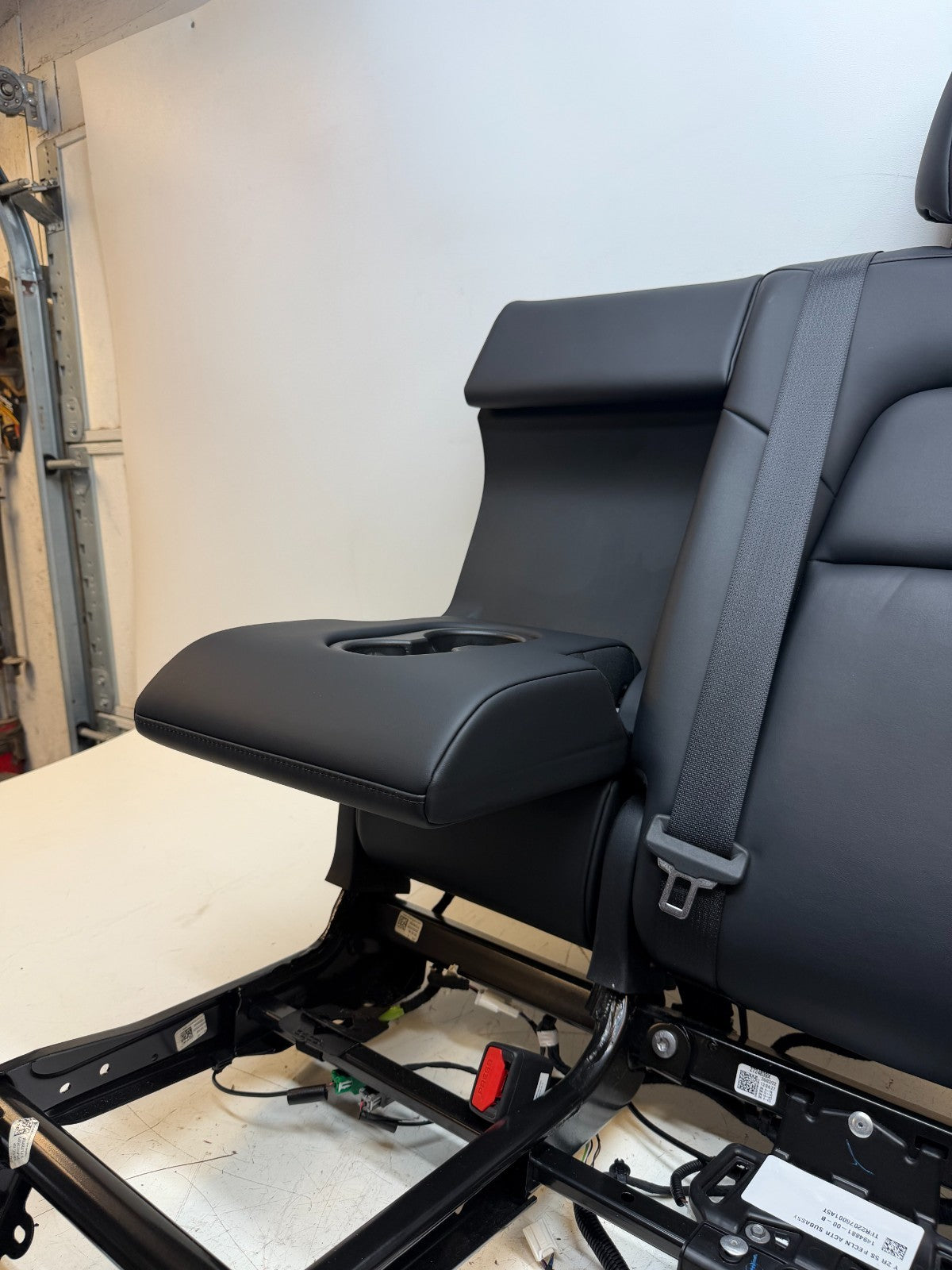 2017-2023 TESLA MODEL Y REAR LEFT SIDE UPPER SEAT CUSHION BACKREST W/ FRAME