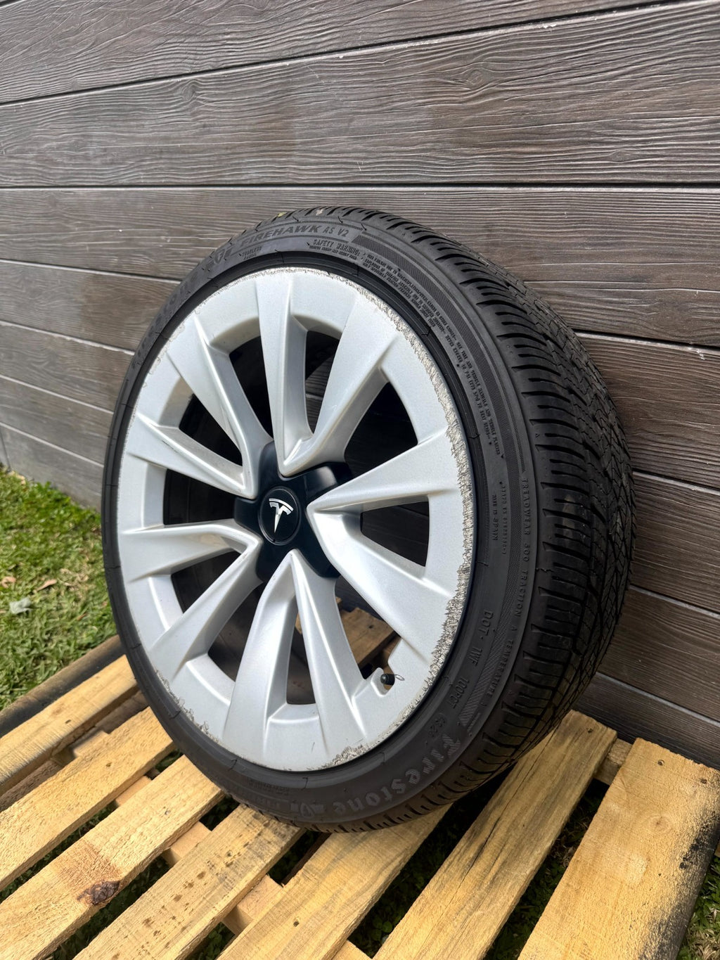 2017 - 2023 TESLA MODEL 3 FACTORY WHEEL RIM WITH TIRE OEM, 1044264-00-A