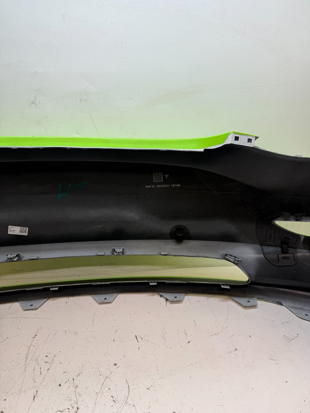 2017-2023 Tesla Model 3 Front Bumper Cover Panel w/ Park Sensor Hole Assembly