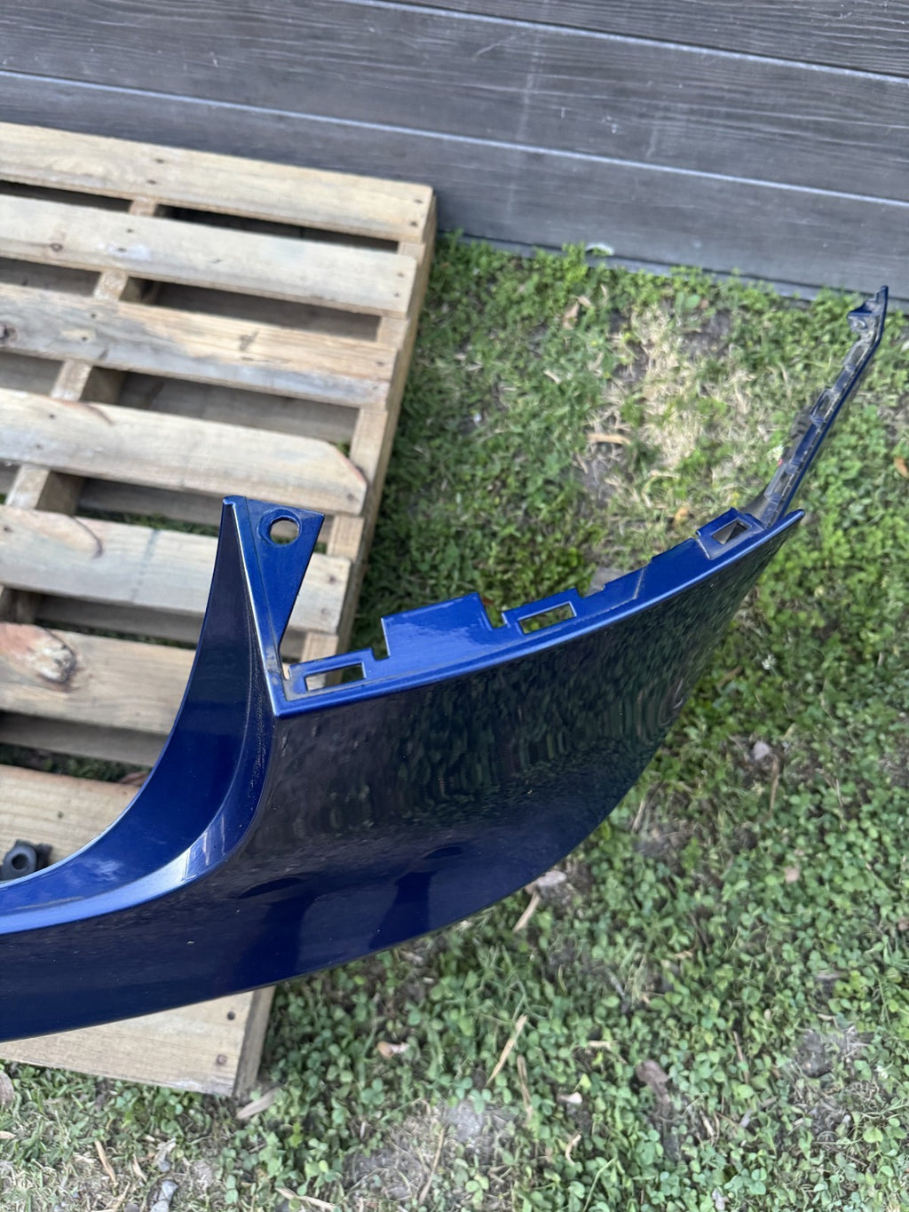 2017 - 2024 TESLA MODEL 3 Y REAR BUMPER COVER BLUE ASSEMBLY OEM