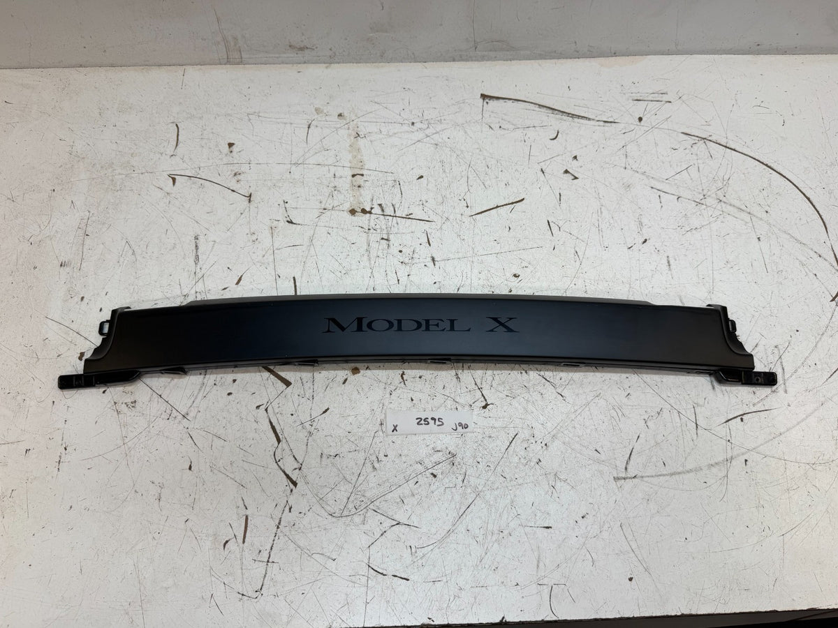 2016-20 Tesla Model X Rear Passenger Falcon Door Top Trim Panel Right 1058414-00