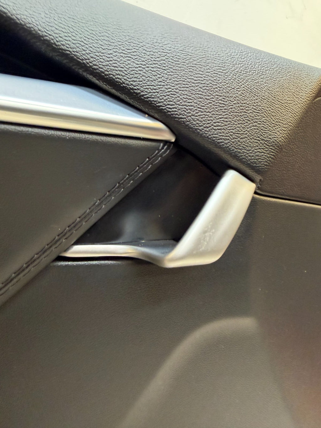2012–20 Tesla Model S Front Left Driver Side Interior Door Panel Trim Black OEM