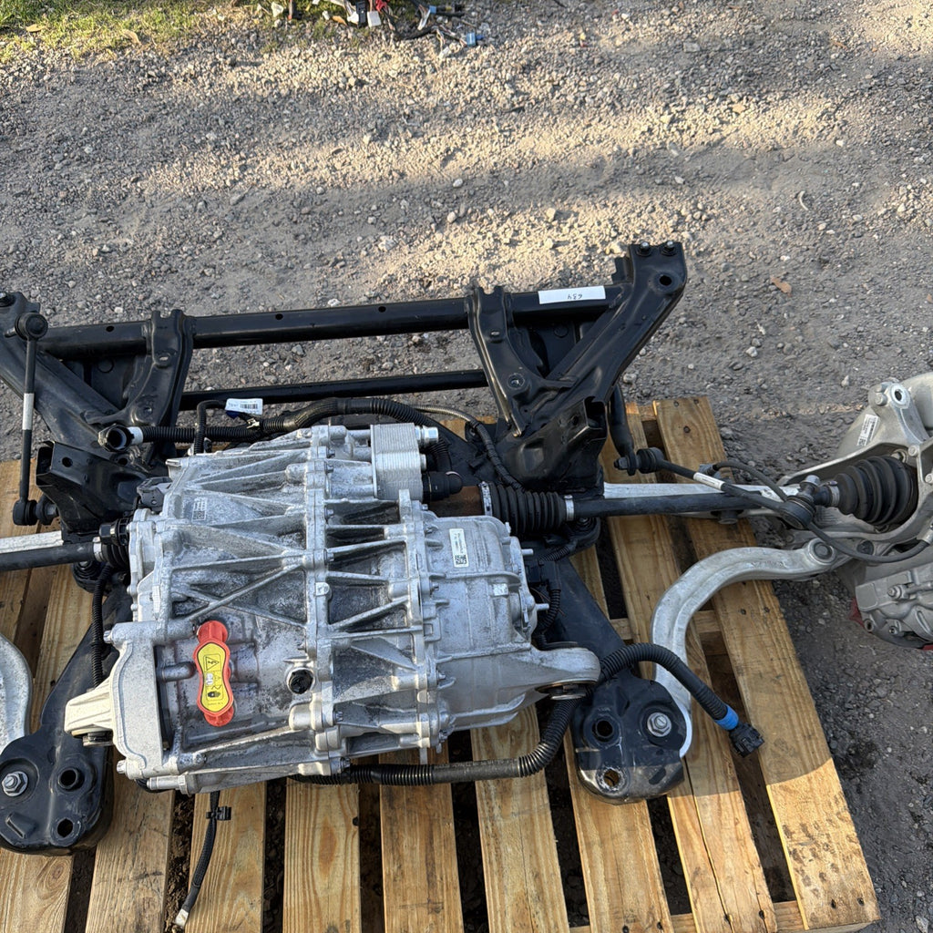 17-22 TESLA MODEL Y AWD FRONT SUSPENSION And ENGINE, SUBFRAME  COMPLETELY OEM
