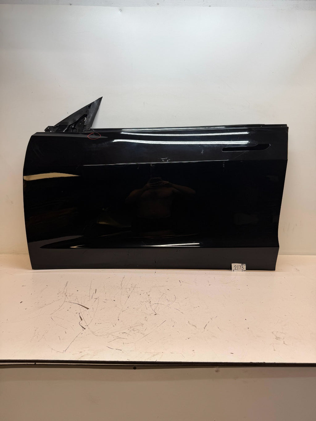 2017-2023 Tesla Model 3 Front Left Driver Side Door Shell Panel Black OEM