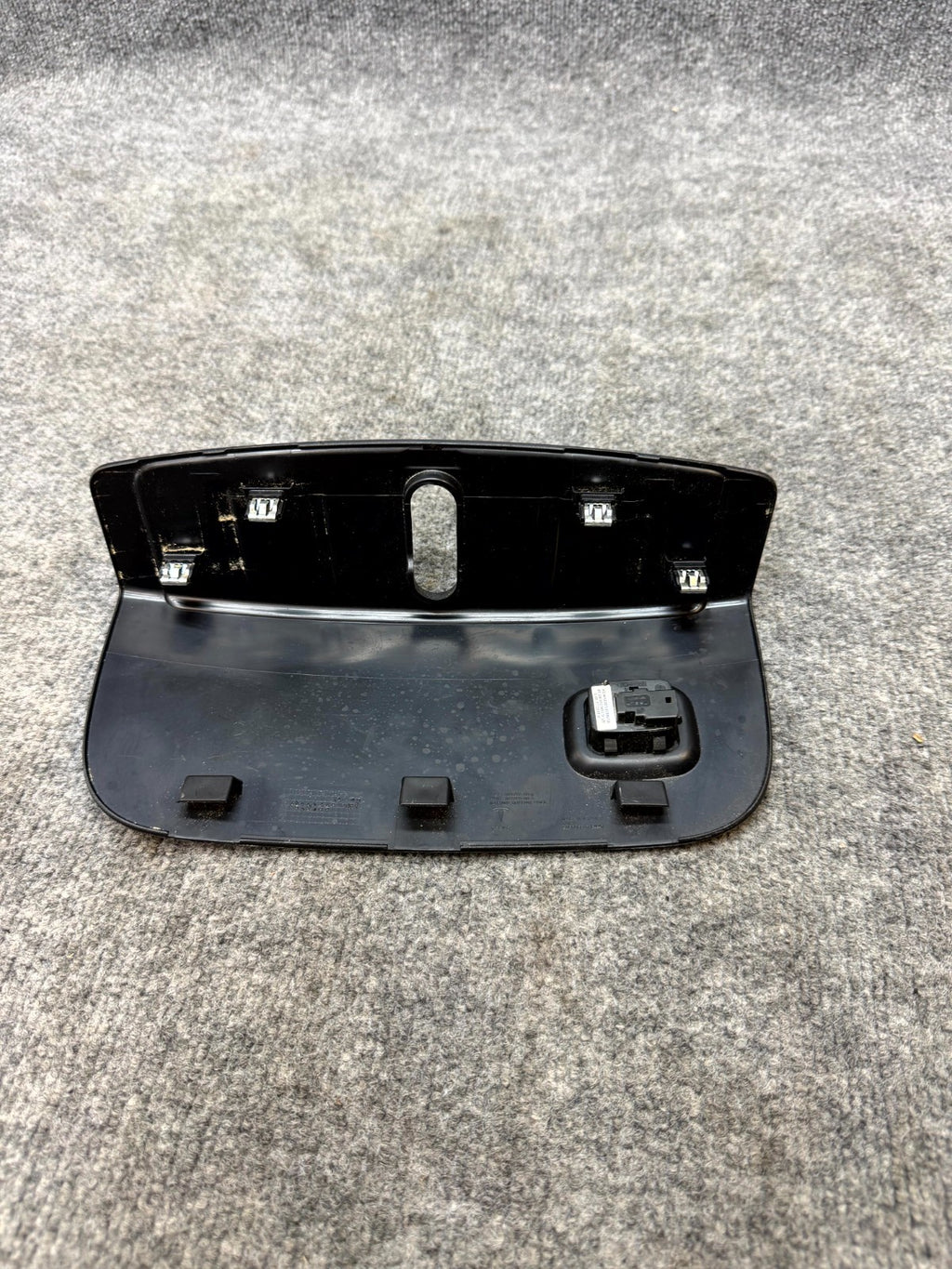 2020-2024 TESLA MODEL Y FRUNK CLOSE OUT PANEL HOOD LATCH COVER OEM, 1095858-00-D