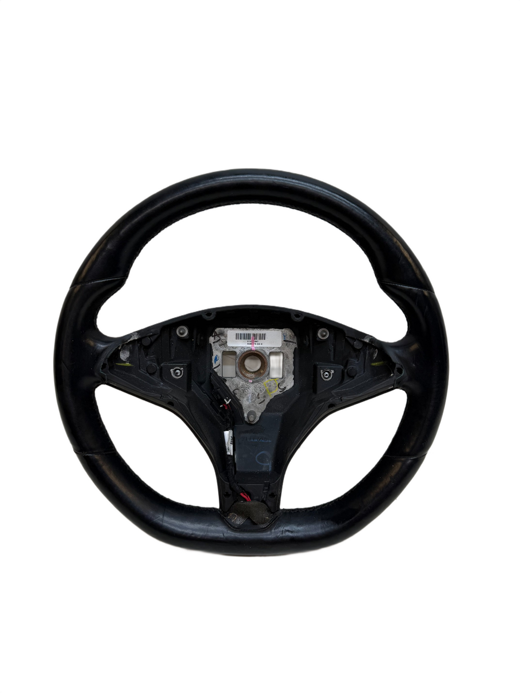2012-2020 Tesla Model X Driver Steering Wheel Black Assembly OEM 1036774-00-C