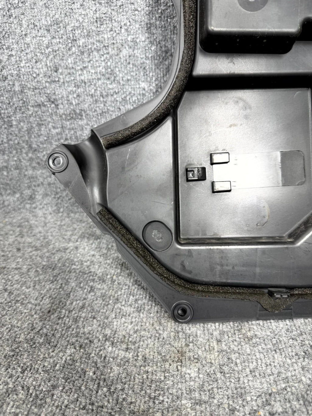 16-20 Tesla Model X Left Side Window Regulator Carrier Panel OEM, 1111671-00-A