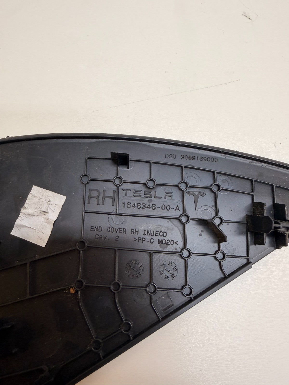 2012-2020 Tesla Model S Front Right Passenger Side Dashboard Cover 1648346-00-A