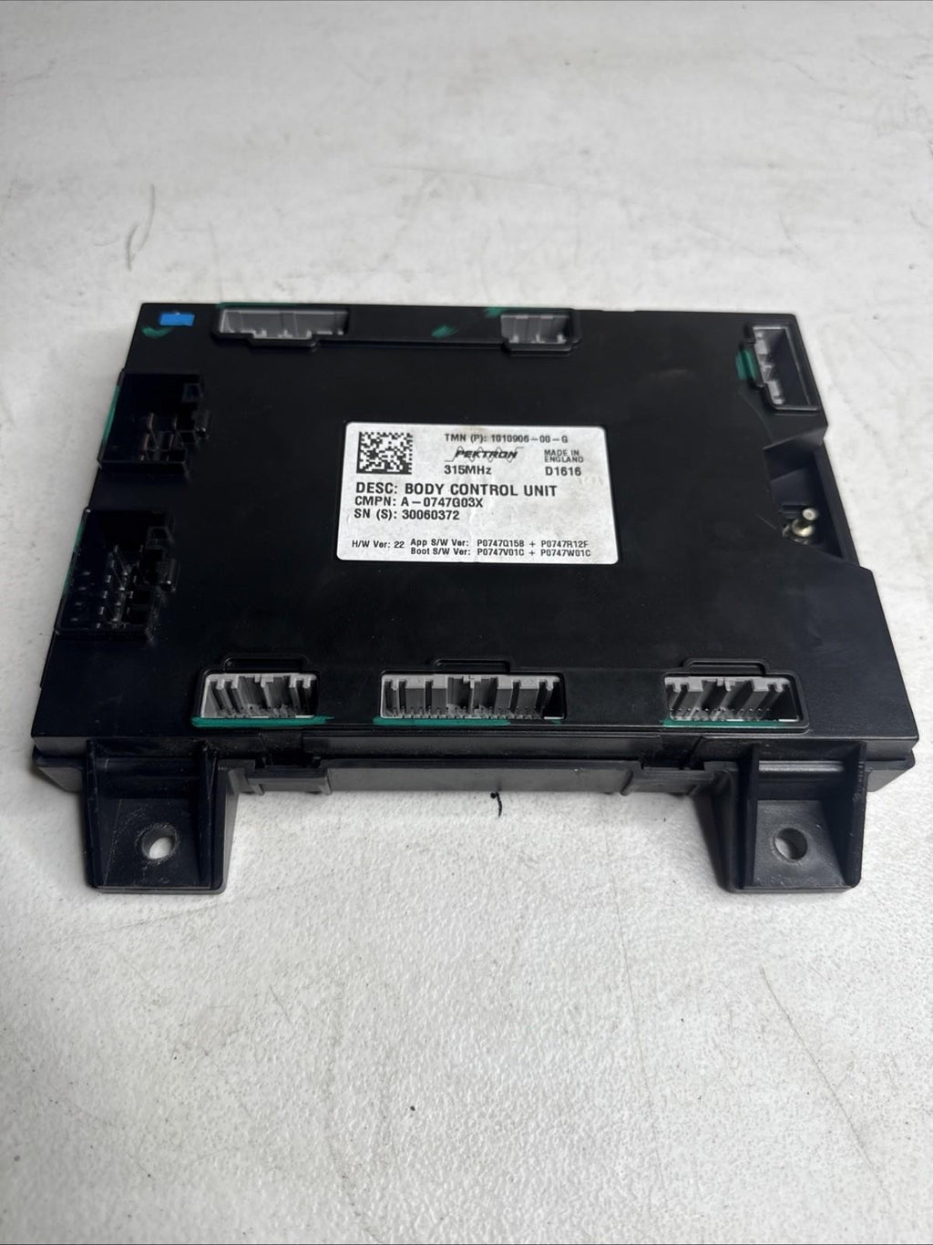 ♦️ 12-20 TESLA MODEL S BODY CONTROL MODULE BCM UNIT OEM, 1010906-00-G