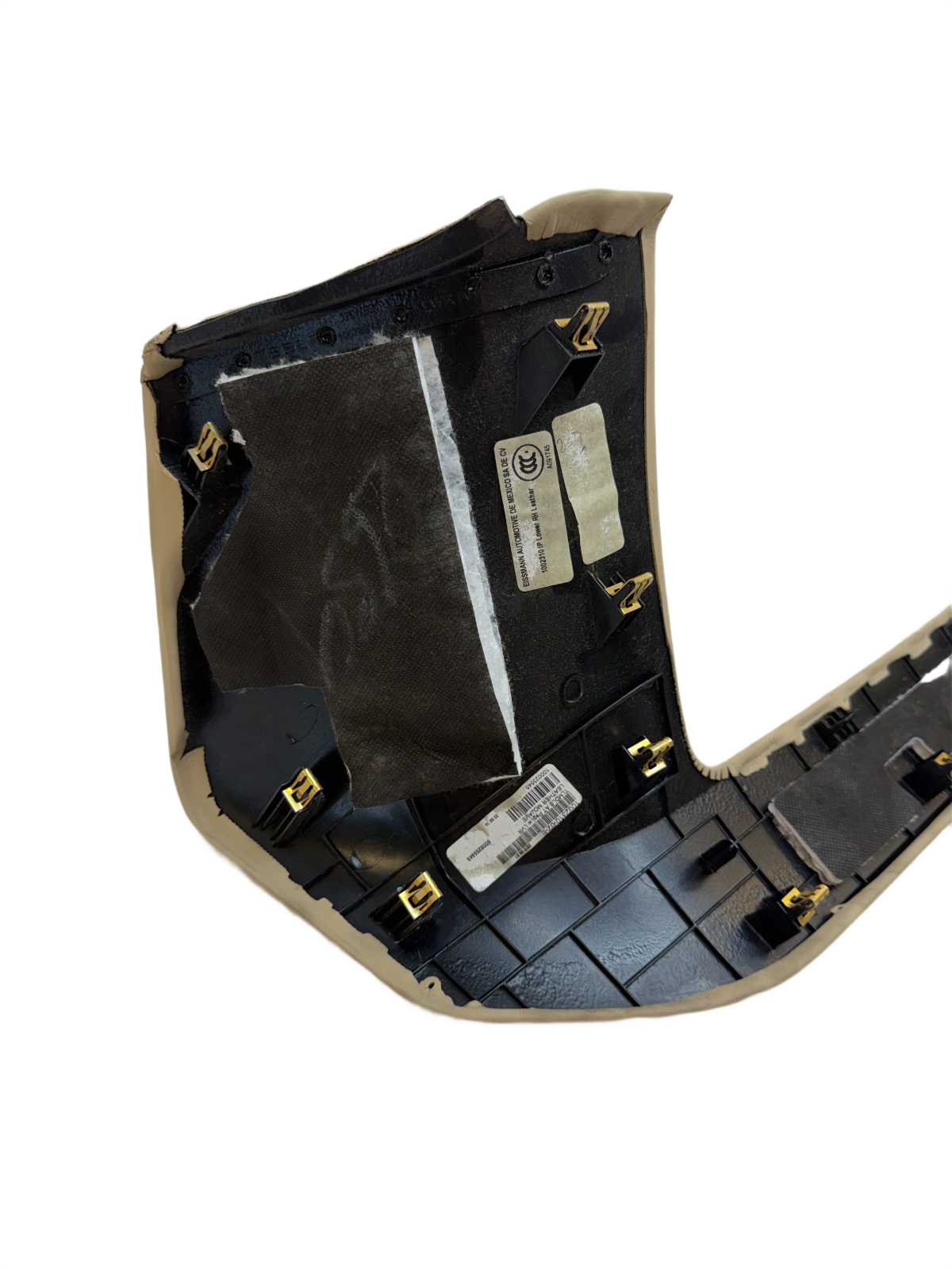 2012-2016 TESLA MODEL S FRONT RIGHT DASHBOARD UNDER GLOVE BOX TRIM 1002310-02-E