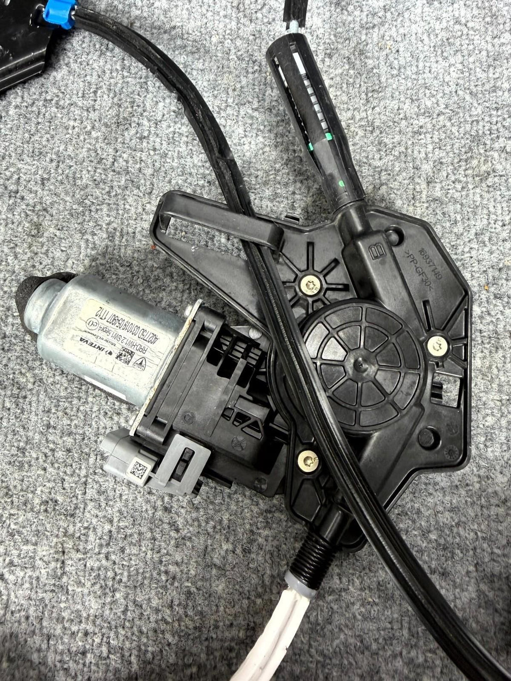 2016-2020 Tesla Model X Rear Right Side Window Motor Regulator OEM, 1028821-00-F