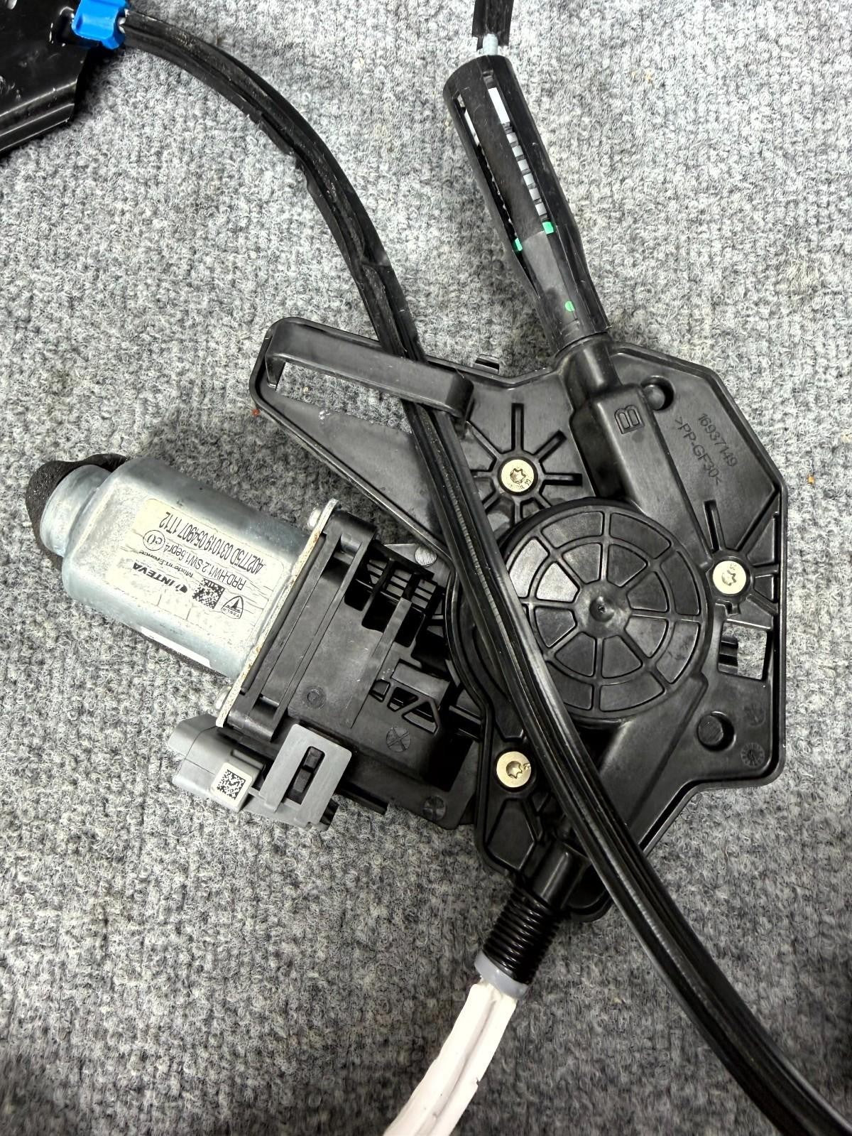2016-2020 Tesla Model X Rear Right Side Window Motor Regulator OEM, 1028821-00-F