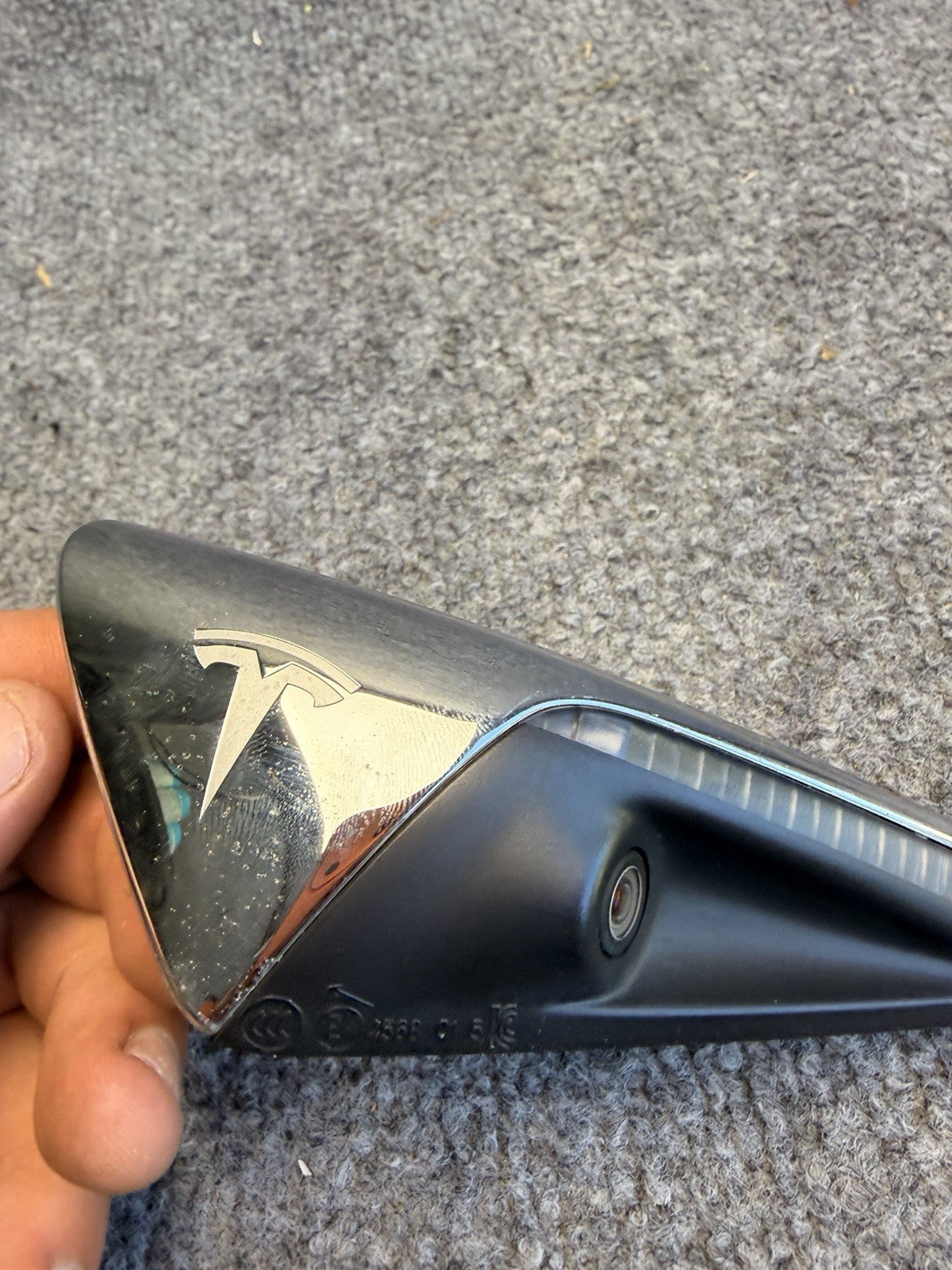 TESLA 2017 - 2020 MODEL 3 Left Fender Camera OEM 1125106-77-B