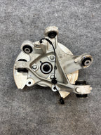 2017 - 2023 TESLA MODEL 3 REAR LEFT SIDE SPINDLE KNUCKLE HUB OEM, 1044411-00-G