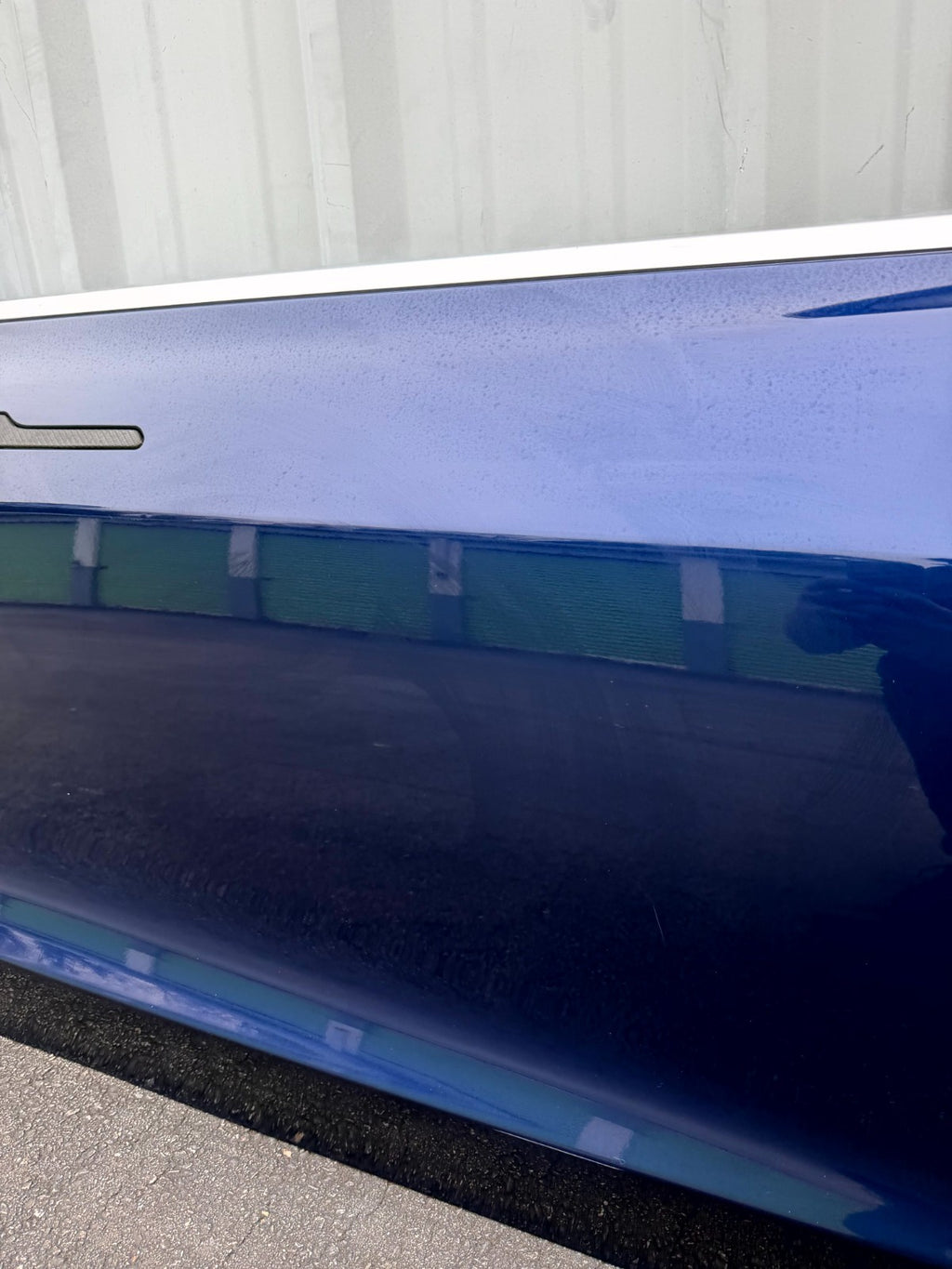 2017-2023 TESLA MODEL 3 FRONT RIGHT PASSENGER SIDE DOOR SHELL OEM, 1081420-E0-C
