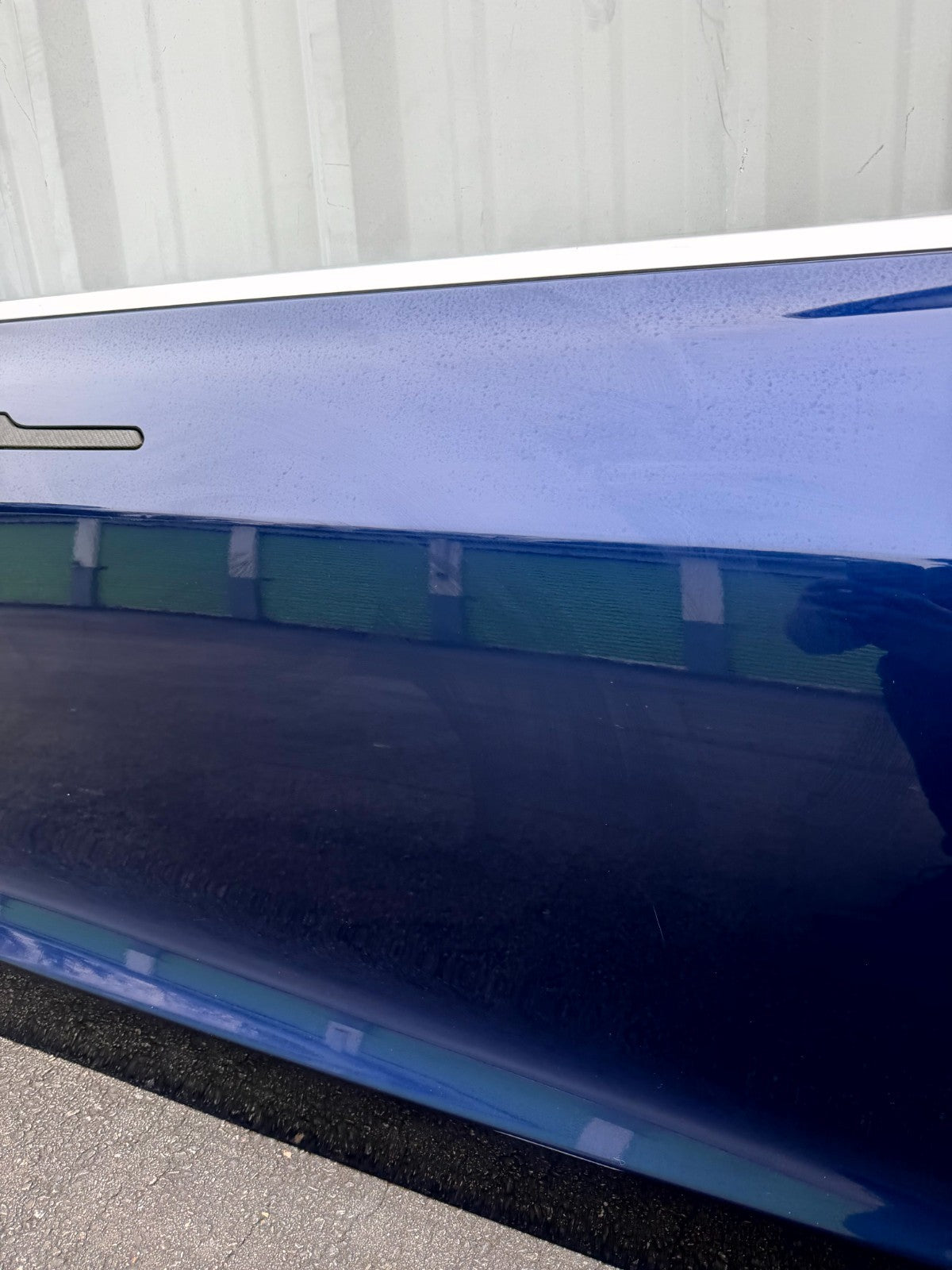 2017-2023 TESLA MODEL 3 FRONT RIGHT PASSENGER SIDE DOOR SHELL OEM, 1081420-E0-C