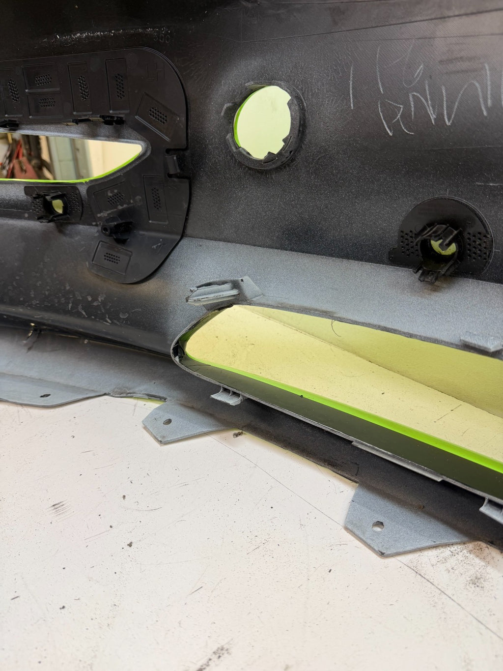 2017-2023 Tesla Model 3 Front Bumper Cover Panel w/ Park Sensor Hole Assembly