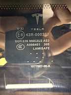 2012-2015 Tesla Model S Front Section Fixed Sunroof Glass 43R-000357