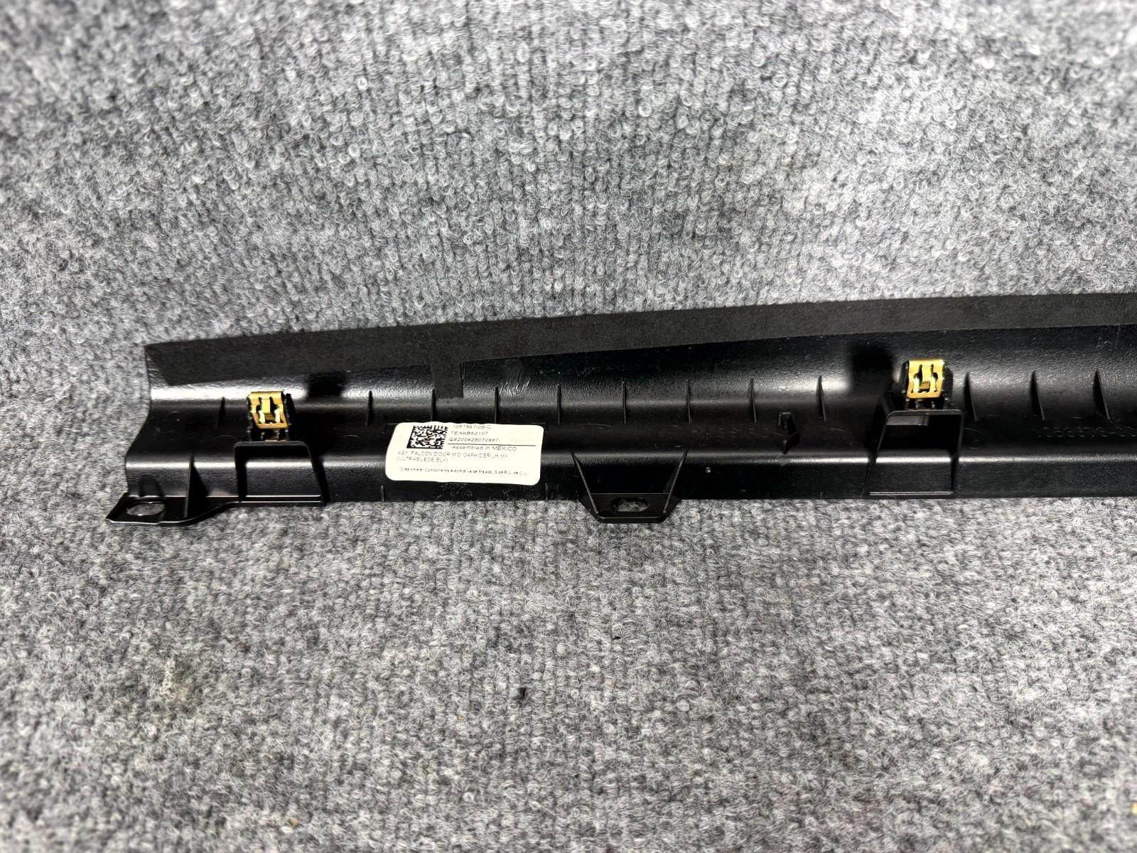 2016-2023 Tesla Model X Rear Left Falcon Door Trim Molding OEM, 1051547-06-C
