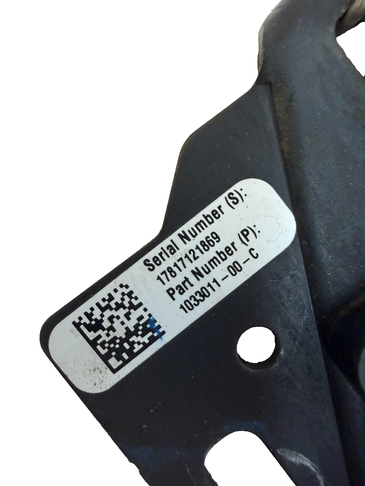 2012-20 Model S MS Front Hood Lock Latch Release Actuator Mechanism 1033011-00-C