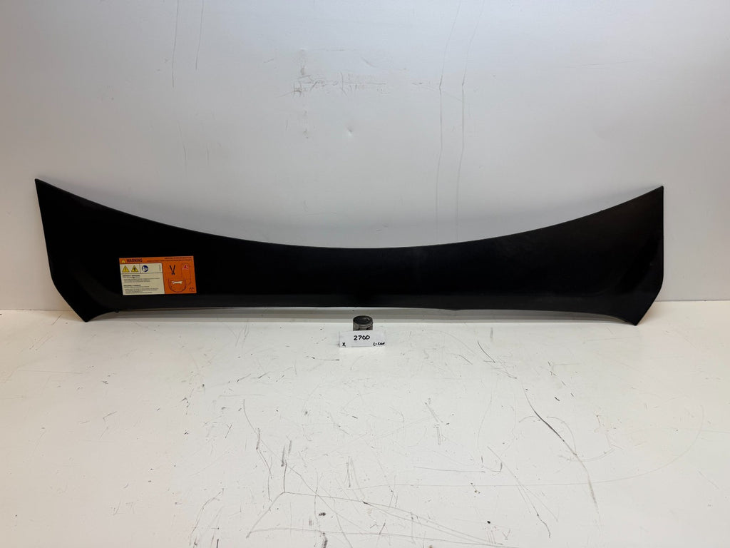 2016-2020 TESLA MODEL X REAR UNDERHOOD BACK PANEL TRIM  OEM 1036240-00