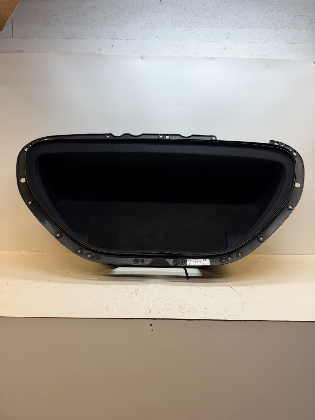 16-20 Tesla Model X Front Frunk Luggage Storage Compartment Molding 1036223-00-C