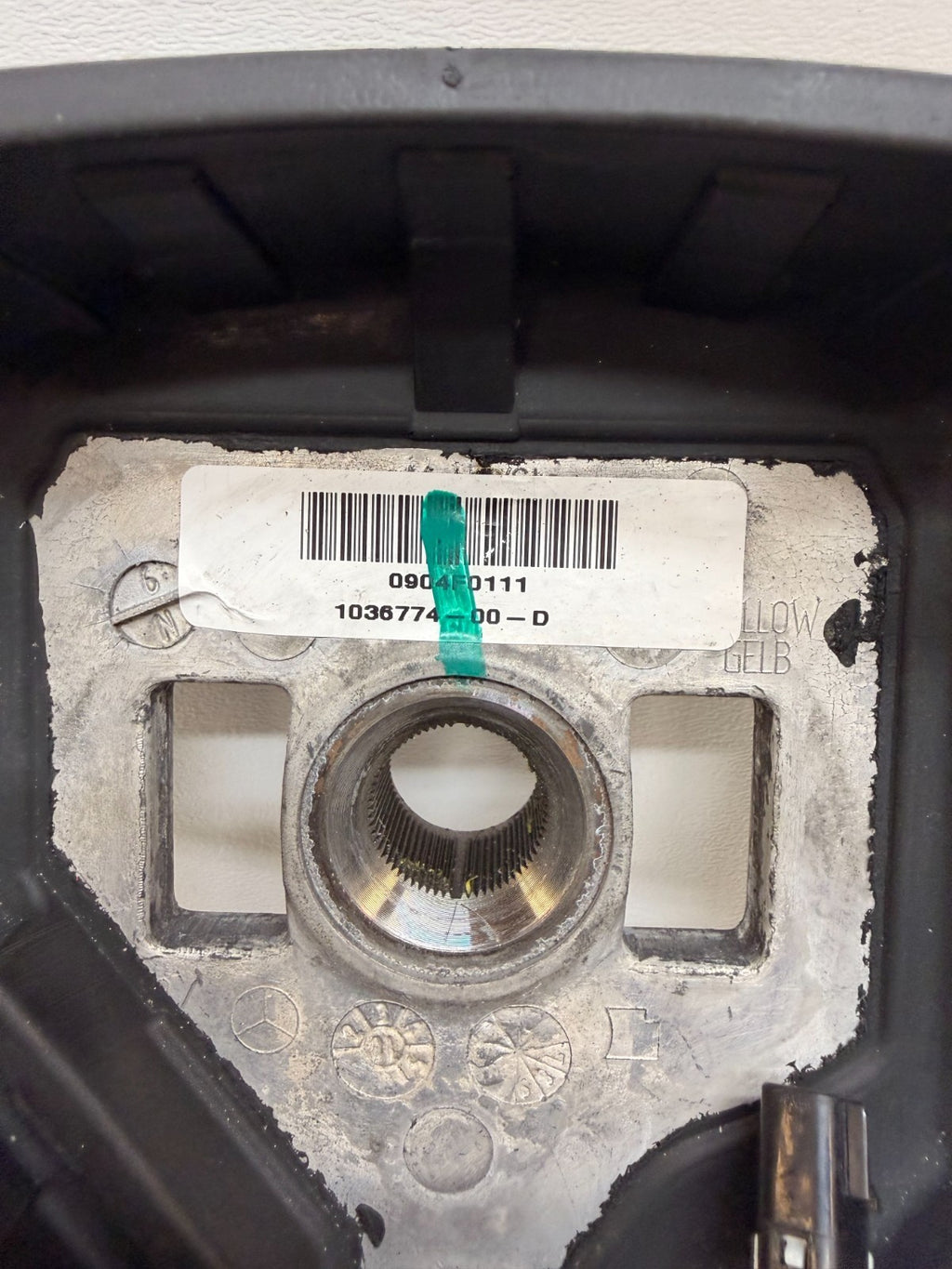2015-2021 TESLA MODEL S LEATHER HEATED STEERING WHEEL 1036774-00-D
