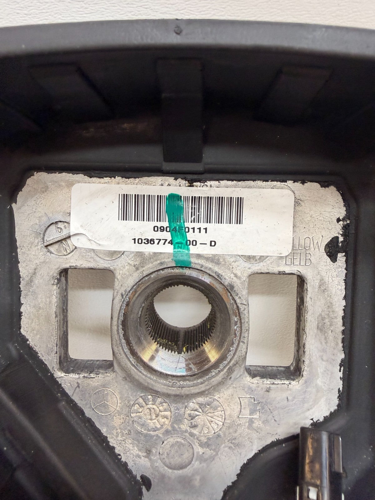 2015-2021 TESLA MODEL S LEATHER HEATED STEERING WHEEL 1036774-00-D