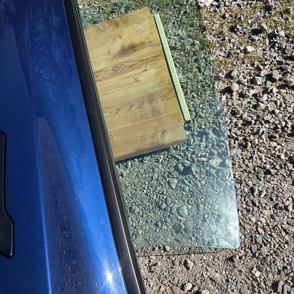 21-23 OEM Tesla Model 3 Rear Left Driver Side Door Shell Panel COMPLETE BLUE