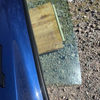21-23 OEM Tesla Model 3 Rear Left Driver Side Door Shell Panel COMPLETE BLUE