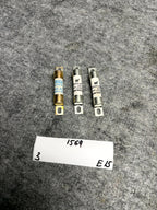 ♦️17-23 TESLA MODEL 3 82 KW 63A 700VDC HV BATTERY FUSE SET OF 3 OEM 1611034-00-A