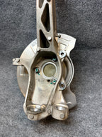 2020-2024 TESLA MODEL Y FRONT RIGHT SPINDLE KNUCKLE HUB & SHIELD OEM, 118831100F