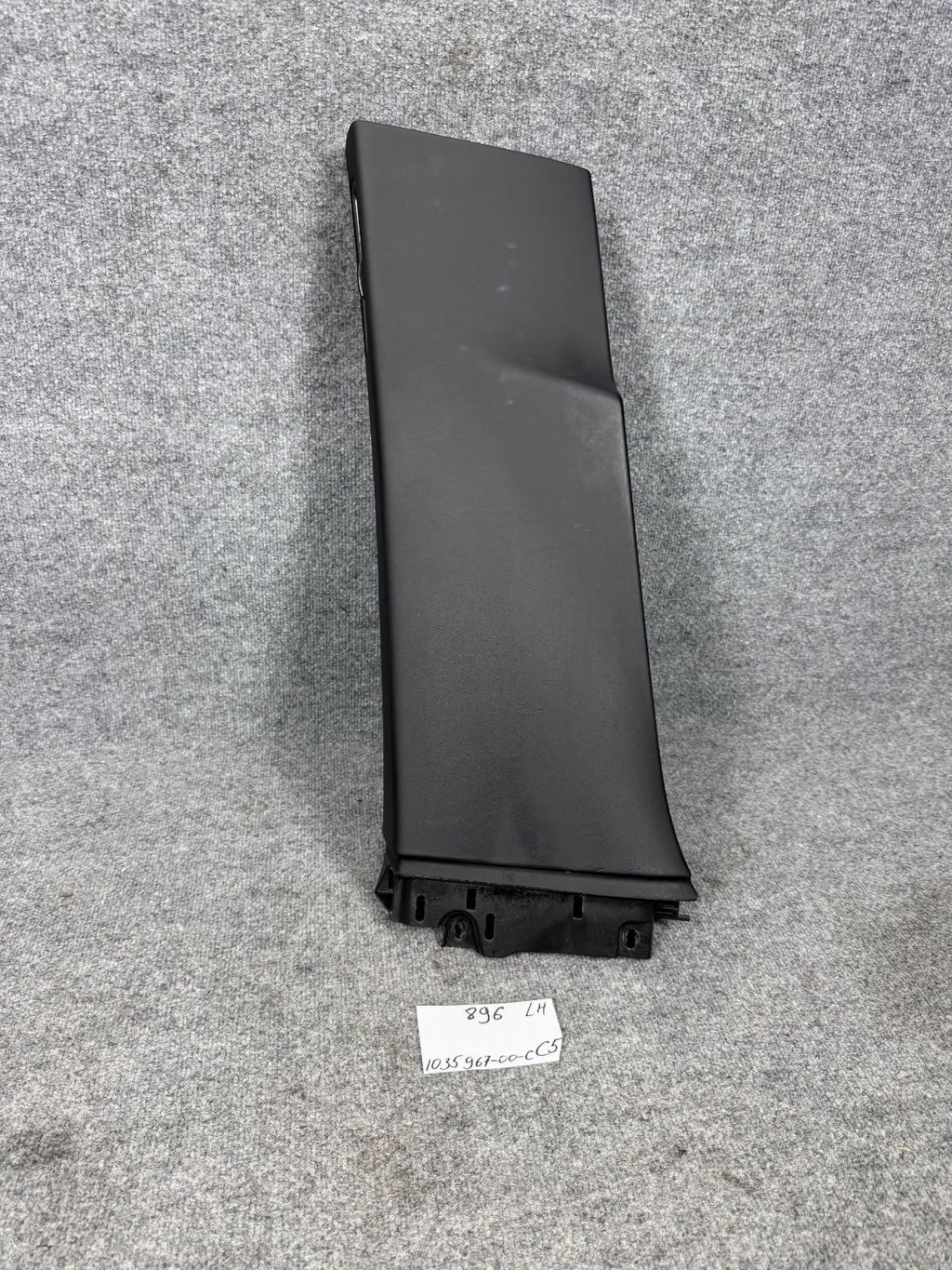 2016-2020 Tesla Model X Left Driver SIde Lower B Pillar Cover Trim Air Vent OEM